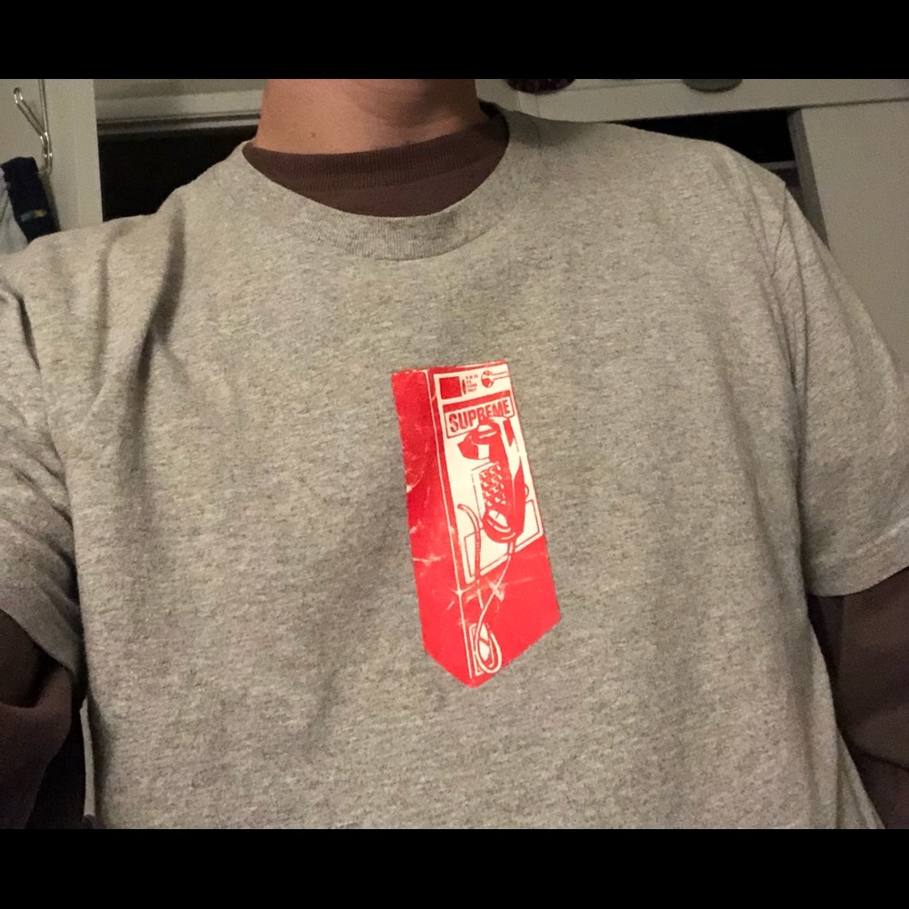 Supreme payphone tee